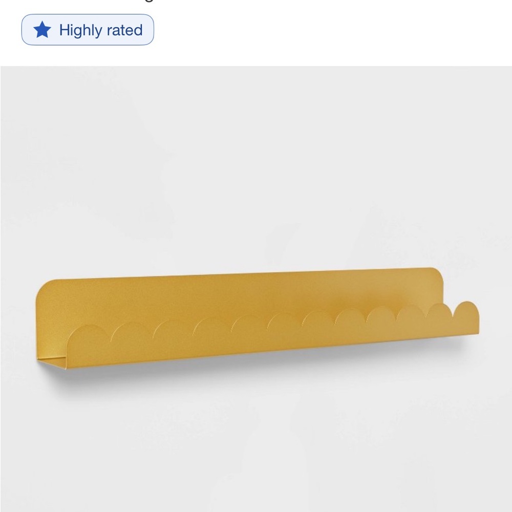 Gold Wall Shelf
